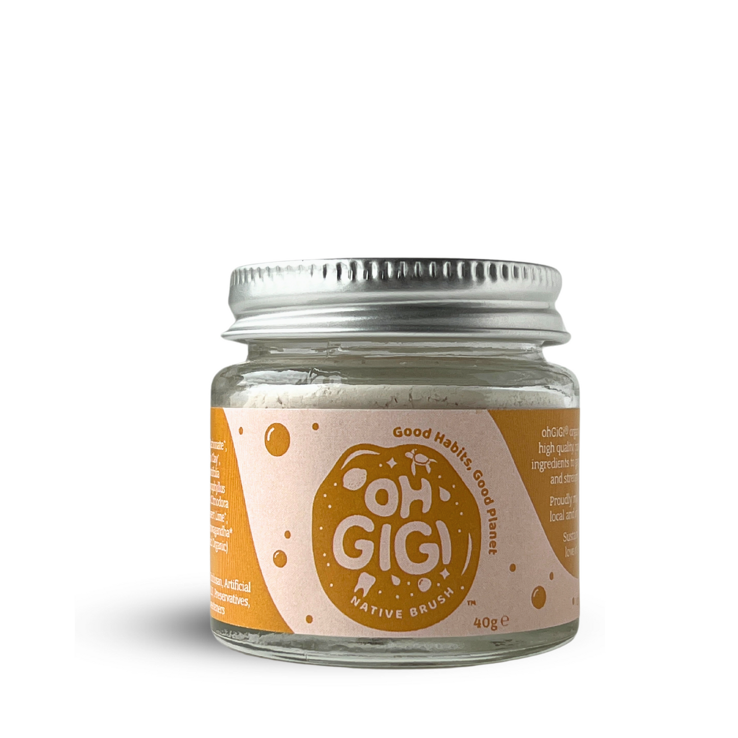 Organic Tooth Powder - Native Brush 40g