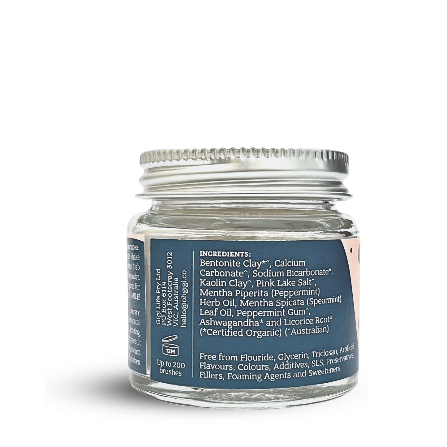 Organic Tooth Powder - Minty Brush 40g
