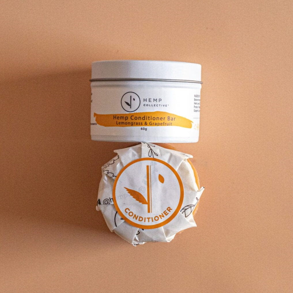 Hair Conditioner Bar with Hemp Seed Oil - Lemongrass & Grapefruit