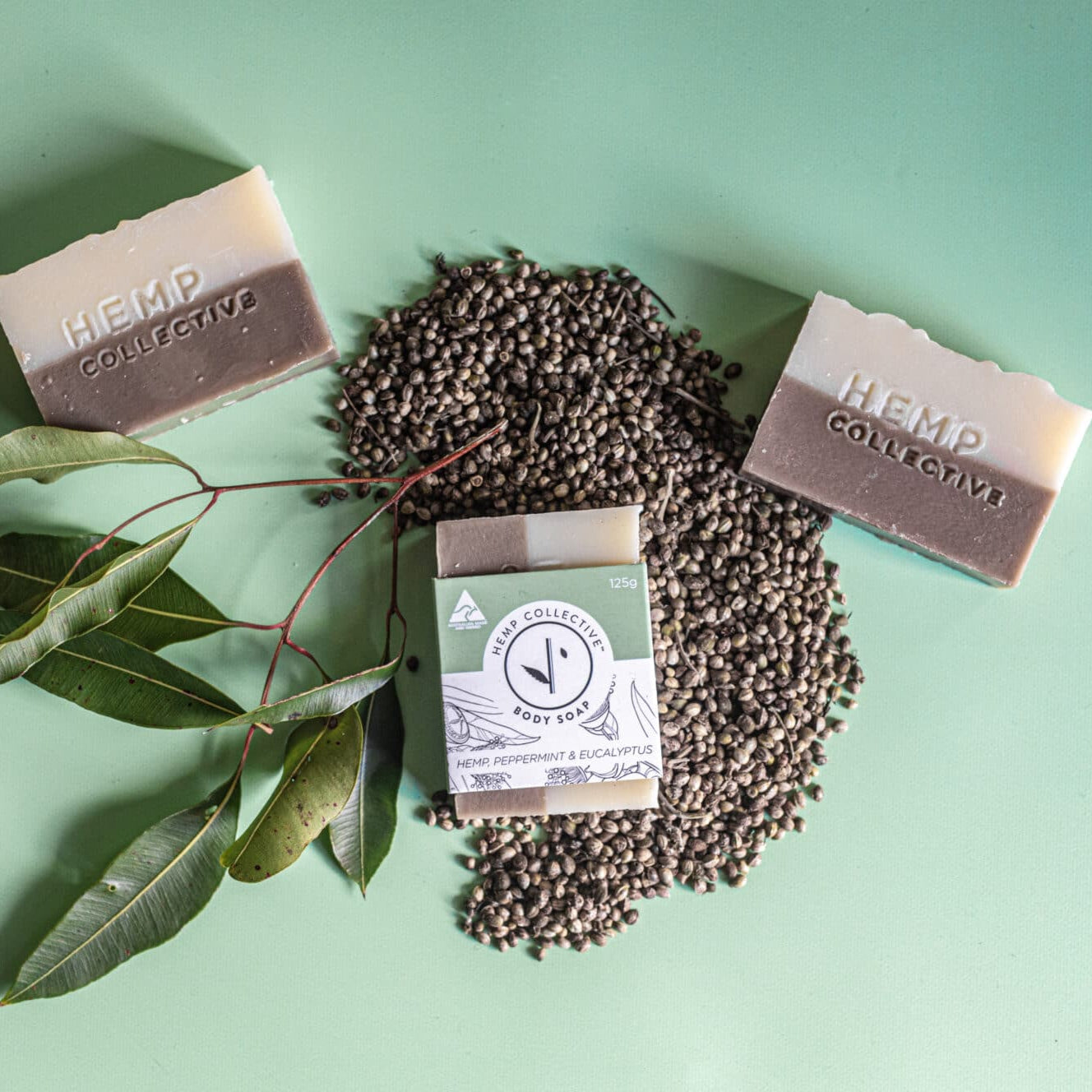 Hemp + Peppermint & Eucalyptus Soap
