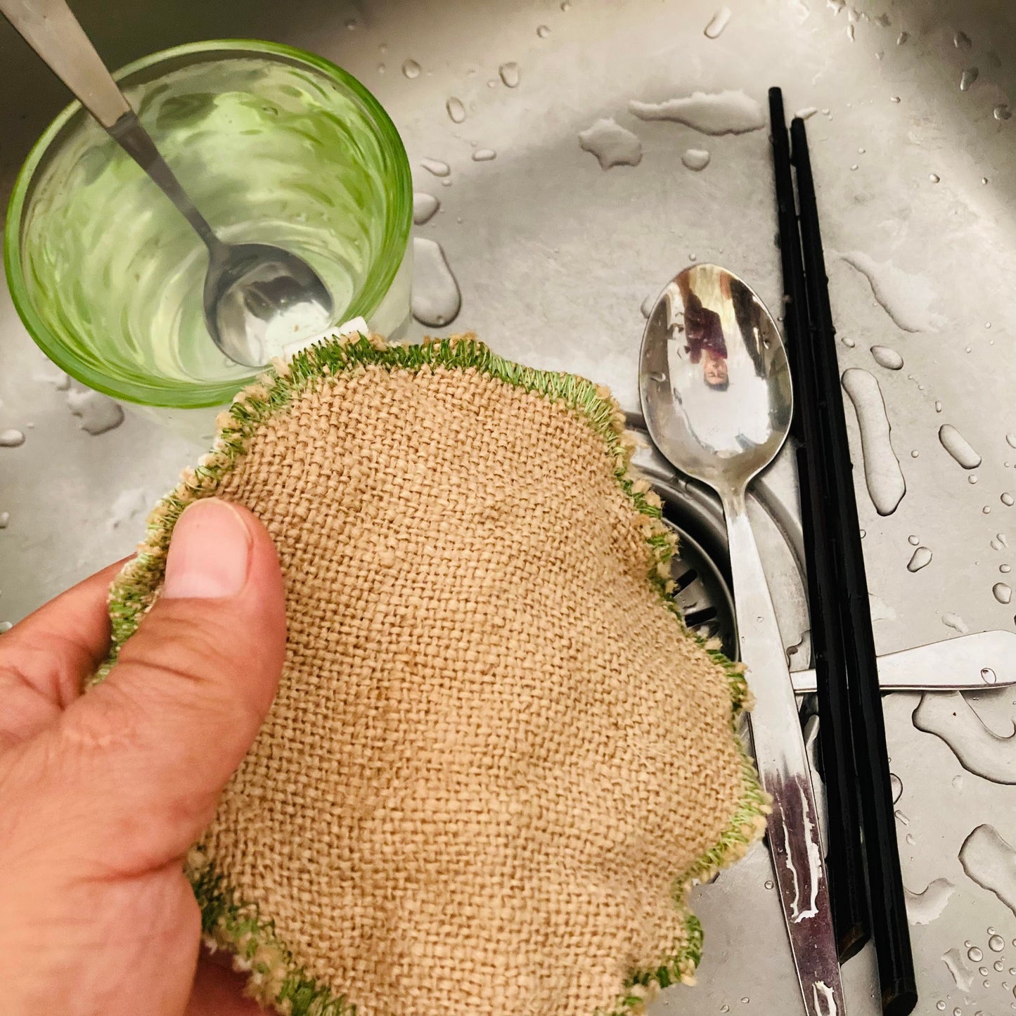 Jute Dish-Wash Cloth (Kinmaru) Circle - Handmade
