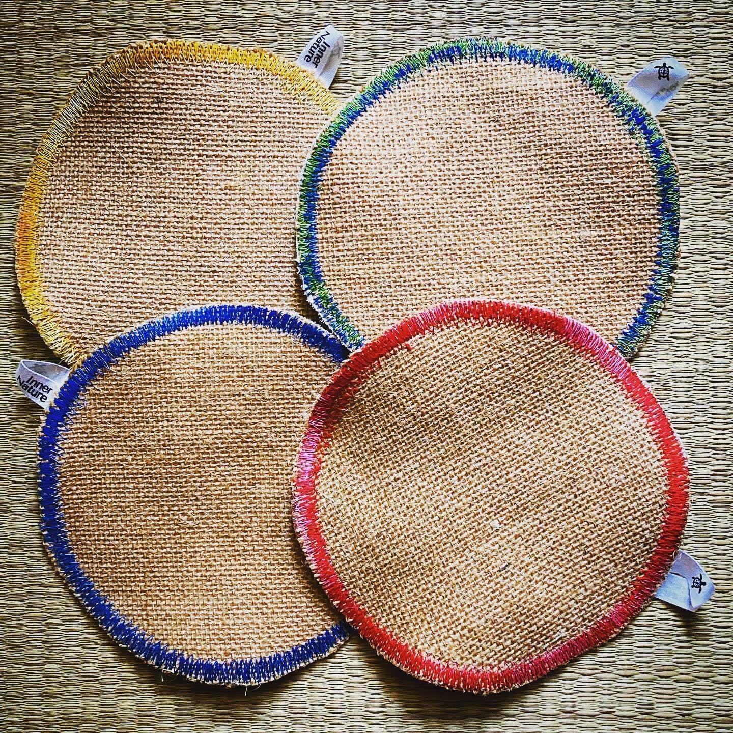 Jute Dish-Wash Cloth (Kinmaru) Circle - Handmade