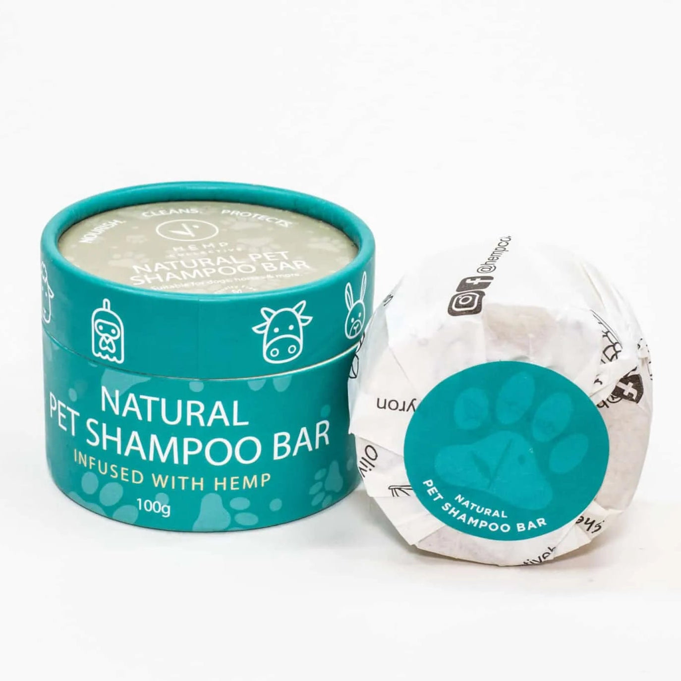 Natural Pet Hemp Shampoo Bar