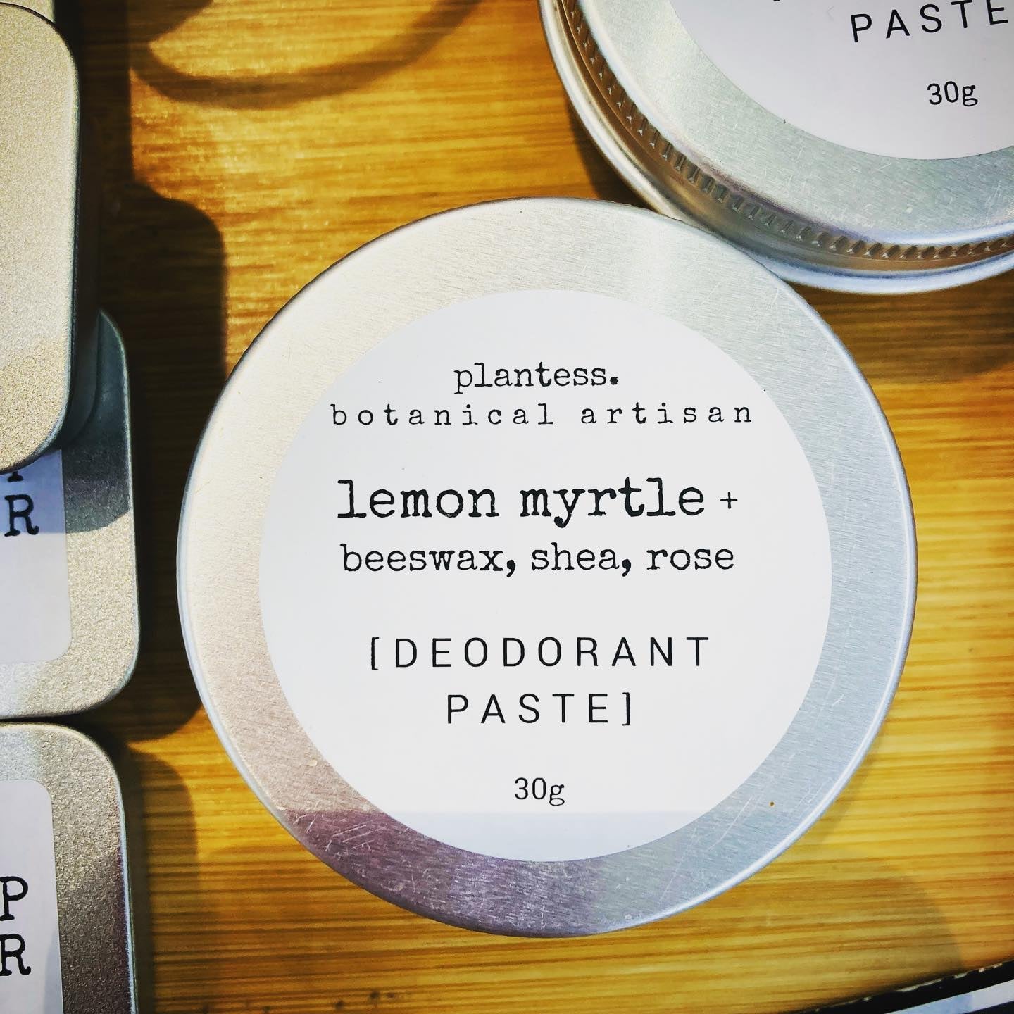 Botanical Deodorant Paste (30g) – Lemon Myrtle