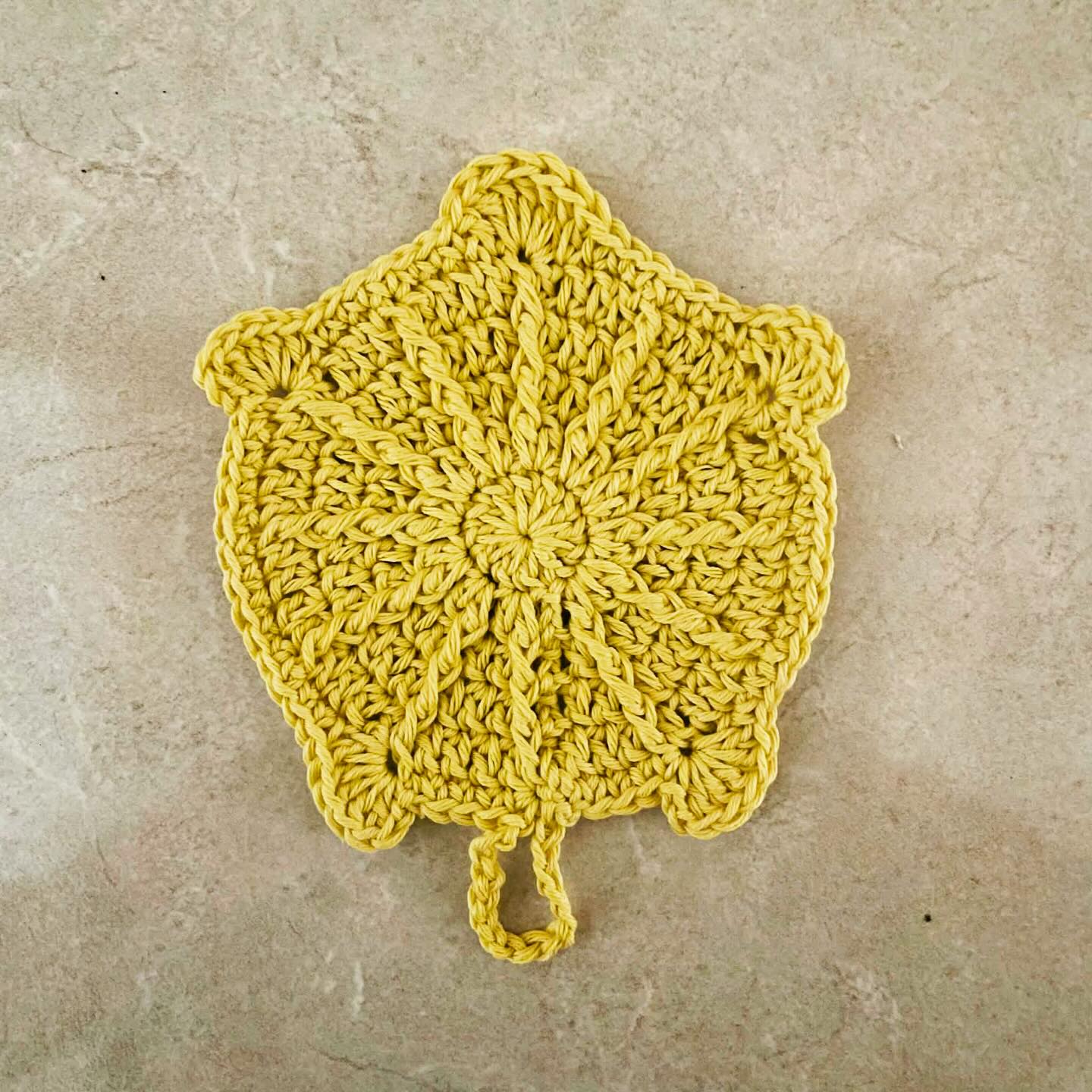 Organic Cotton Crochet Turtle Scrubby (Inner Nature & Rism Handmade)