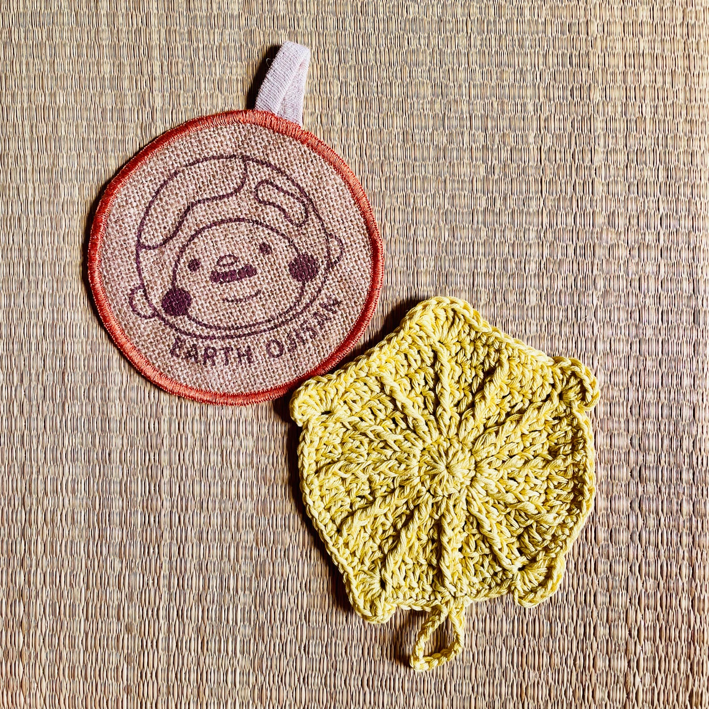 Eco Kitchen Bundle – Turtle Scrubby + Jute Dish Washing Cloth Earth Ojisan